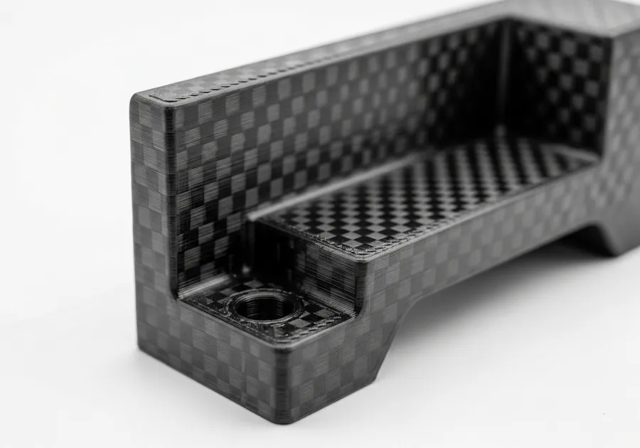 Carbon-fibre PLA (FDM) sample