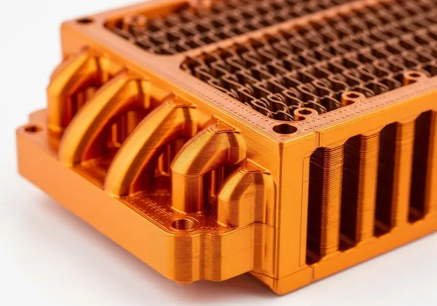Copper Cu (Metal 3D) (Metal 3D Printing) sample