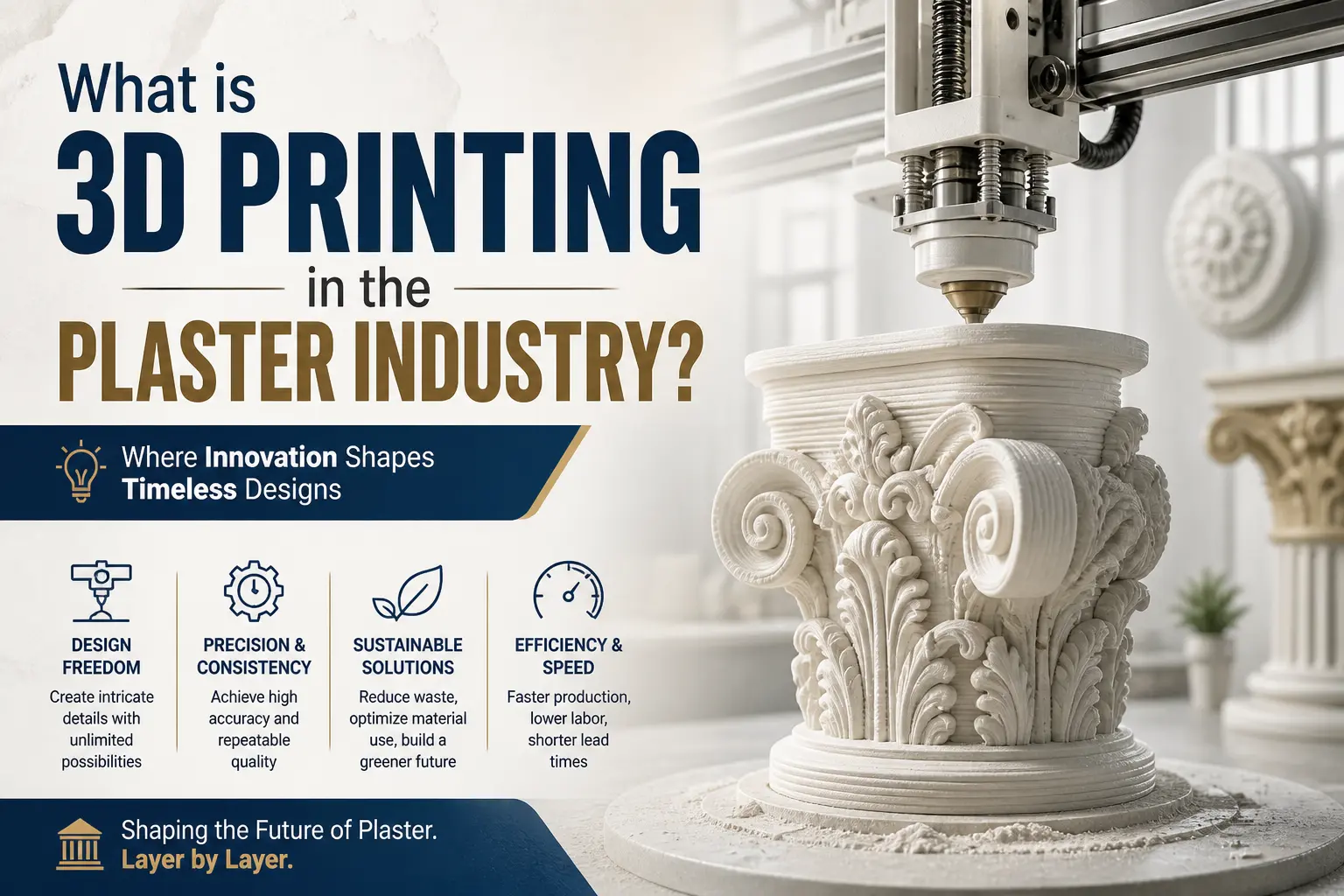 What is 3D Printing in the Plaster Industry