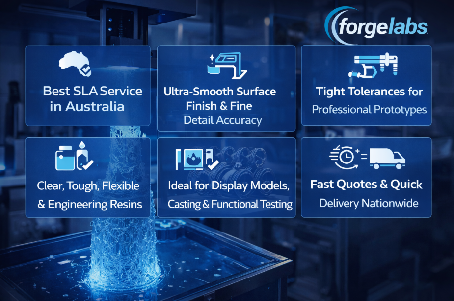 High Detail SLA Resin Printed Parts